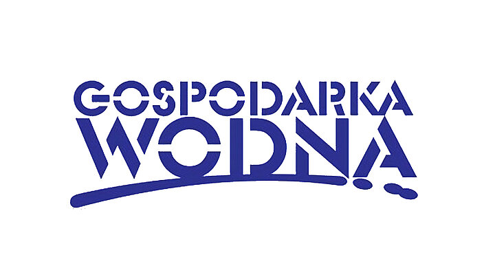 Purple text written in two lines "WATER MANAGEMENT". Below the text is an arc.